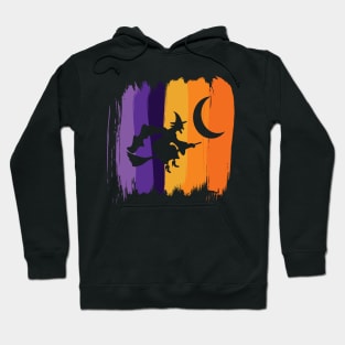 Halloween Witch Flying Hoodie